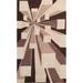 Contemporary Oriental Abstract Area Rug Hand-tufted Wool Carpet - 5'0" x 8'0"