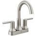 Delta Trinsic 1.2 GPM Centerset Bathroom Faucet with Metal Push-Pop