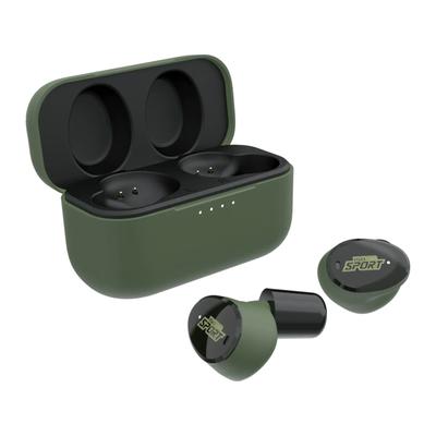 ISOtunes Sport CALIBER BT Tactical Earbuds with True Wireless Bluetooth 25 NRR OD Green IT-17