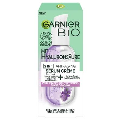 Garnier - Bio Lavendel 2-in-1 Anti-Aging Serum Crème mit Hyaluronsäure Gesichtscreme 50 ml Image