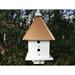 Gracie Oaks 30 in X 15 in X 15 in Birdhouse Wood in Brown/White | 30 H x 15 W x 15 D in | Wayfair 936AF7EE273C430898EAE4220C98DC74