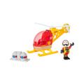 Spiel-Set Feuerwehr-Hubschrauber 3-Teilig