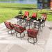 Patio Festival 6-Person Bistro Set with Coffee Tables