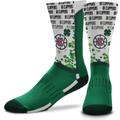 "For Bare Feet LA Clippers Four Leaf St. Patrick's Day V-Curve Crew Socks"