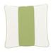 Colorblock Sunbrella Outdoor Pillow - Kiwi/White, 20" x 20" - Ballard Designs Kiwi/White 20" x 20" - Ballard Designs