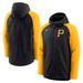 Men's Nike Black/Gold Pittsburgh Pirates Authentic Collection Performance Raglan Full-Zip Hoodie