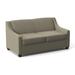 Edgecombe Furniture Phillips 68" Recessed Arm Sofa Bed w/ Reversible Cushions Other Performance Fabrics in Gray | 34.5 H x 68 W x 36 D in | Wayfair