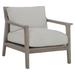 Bernhardt Ibiza Patio Chair w/ Cushions Wood in Gray | 31.46 H x 31.61 W x 36.54 D in | Wayfair O1022_6503-010