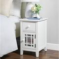 Red Barrel Studio® 1 - Drawer Nightstand in Wood in White | 24 H x 14 W x 18 D in | Wayfair 4A1E4F7E675243FE88EB5AE7402ACEED