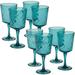 Certified International Diamond 14 oz. Acrylic Goblet Plastic in Green/Blue | 7.5 H x 3.5 W in | Wayfair 20433RM