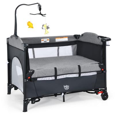 Costway 5-in-1 Baby Nursery Center Foldable Toddle...