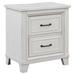 Copper Grove Lobenstein Weathered White Wood Nightstand