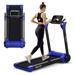 High-Performance 2.25 HP Electric Motorized Foldable Treadmill with LED Screen - 55.9" x 30.5" x 49.5" (L x W x H)