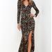 Urban Outfitters Dresses | Leopard Print Maxi Dress | Color: Black/Brown | Size: M