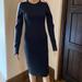 Zara Dresses | Like New! Zara Bodycon Black Dress, Size S | Color: Black/Red | Size: S