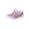 RICOSTA Infant First Walkers Mandy,Width: Regular (WMS),Removable Insole,Flats,Mary-Jane,Low Shoes,Summer Shoes,Purple (Purple / 330),6 Child UK