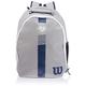 Wilson Youth Tennis Team Backpack, Roland Garros Design, For up to 2 Rackets, Polyester, Grey
