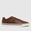 Polo Ralph Lauren hanford trainers in brown