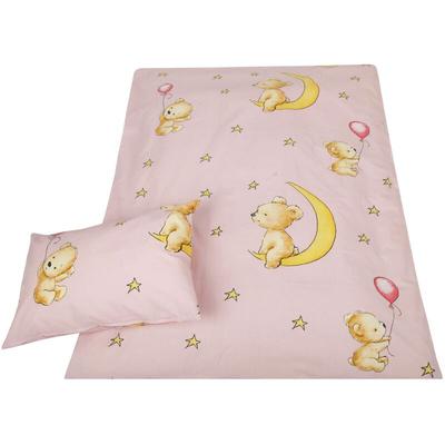 Kinder Bettwäsche 2-tlg ( 100x135cm / 40x60cm ) Bettdecken Set, 100% Baumwolle - Babybettwäsche mit