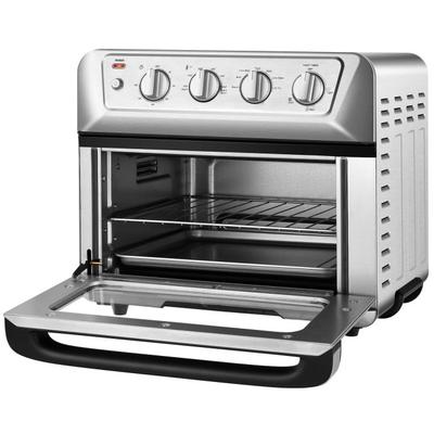 Versatile 21.5 Quart 1800W Air Fryer Toaster Convection Oven with Recipe Book - 16" x 16" x 14"