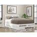 Tahoe Queen Platform Bed with 2 Drawers in White