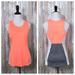 Athleta Tops | Athleta Xs Tornado Colorblock Tank Top Racerback | Color: Gray/Orange | Size: Xs