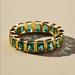 Anthropologie Jewelry | Anthropologie Infinity Ring Size 6 Turquoise Nwt | Color: Gold/Green | Size: 6
