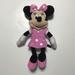 Disney Toys | Disney Junior Minnie Mouse Pink Polka Dot Dress Plush Soft Stuffed Beanie 10" | Color: Black/Pink | Size: 10" Approximate