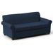 Edgecombe Furniture Finn 75" Rolled Arm Sofa Bed Other Performance Fabrics in Indigo | 34 H x 75 W x 36 D in | Wayfair 94308CCPARCADM04