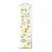 Finny and Zook Birds in Garden Growth Chart Canvas in Blue/Green/Pink | 39 H x 10 W in | Wayfair GC000298