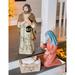 The Holiday Aisle® Apollon 3 Piece Statement Nativity Garden Statuary w/ Mary, Joseph & Jesus in Brown/Pink/White | Wayfair