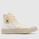 Converse chuck 70 recycled hi trainers in stone