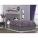 NoHo Full Bed with Footboard and Twin Trundle in Grey