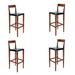 Americano Counter Stool (Set of 4) - 39"H (SH 26") x 16" W x 16.5" D - 39"H (SH 26") x 16" W x 16.5" D