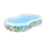 Intex 8.5ft x 5.25ft x 18in Swim Center Paradise Seaside Inflatable Kiddie Pool - 9