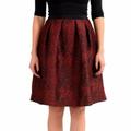 Burberry Skirts | Burberry Women's Silk Multi-Color Pleated Skirt Us 6 It 40 | Color: Red | Size: 6