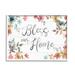 Stupell Industries Bless Our Home Greeting Watercolor Birds Wood in Brown | 11 H x 14 W x 1.5 D in | Wayfair aj-128_wfr_11x14