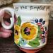 Anthropologie Dining | Anthropologie Bird Script & Posies Coffee Mug | Color: Red/White | Size: Os