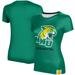 Women's Green Northern Michigan Wildcats Figure Skating T-Shirt