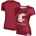 Women's Crimson Washington State Cougars Rock Climbing T-Shirt