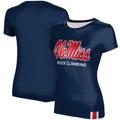 Women's Navy Ole Miss Rebels Rock Climbing T-Shirt