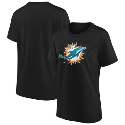 Miami Dolphins Splatter Grafik T-Shirt - Damen Image