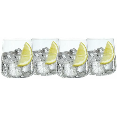 Spiegelau Becher Set Style S 4-tlg., Trinkbecher, Wassergläser, Kristallglas, 340 ml, 4670184