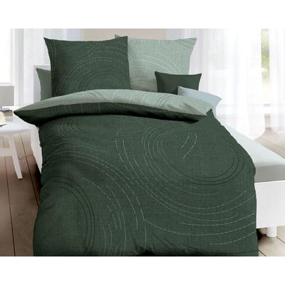 Kaeppel Essential Bettwäsche »Jaro« 285/623 jade 155x220 cm / 80x80 cm