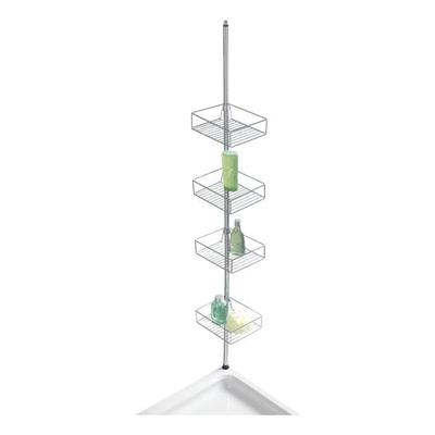 Wenko Teleskopregal / Dusch-Regal »Domaso« silber, 25x275x20 cm