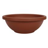 The HC Companies 18 Inch Resin Garden Bowl Planter Pot, Terra Cotta (4 Pack) - 1.3