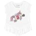 Girls Toddler Tiny Turnip White Philadelphia Phillies Unicorn Fringe T-Shirt