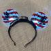 Disney Accessories | Authentic Disney 4th Of July Light Up Mickey Ears Headband | Color: Blue/Red | Size: Os