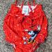 Disney Swim | Disney Girls Swimsuit 9-12m | Color: Red/White | Size: 9-12mb