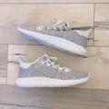 Adidas Shoes | Adidas Mens Tubular Running Shoes White And Grey Sneakers | Color: Gray/White | Size: 12